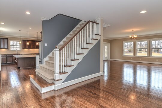 Stunning interior design transformation modern home living room open space bright atmosphere contemporary style