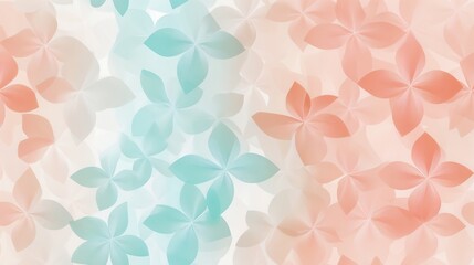 Seamless pastel floral spring wallpaper
