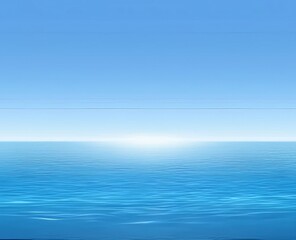 Obraz premium Serene Ocean Horizon at Dawn