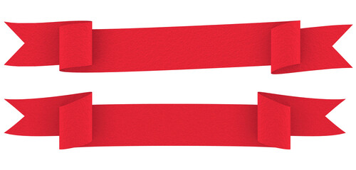 Ribbon with texture transparent background	