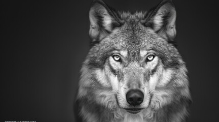 portrait of a wolf