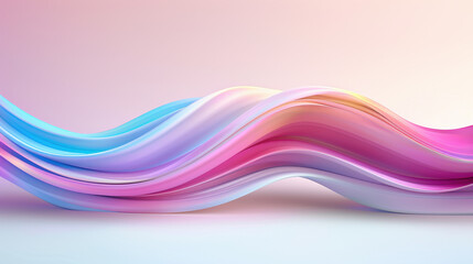 Colorful wavy fabric