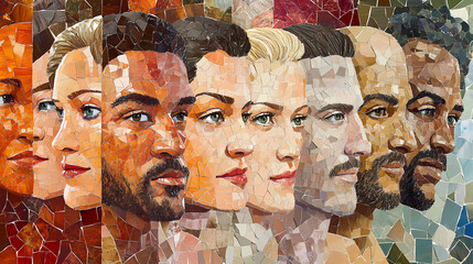 american diversity faces