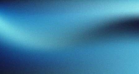 Beautiful light to dark blue and white gradient with noise texture for design