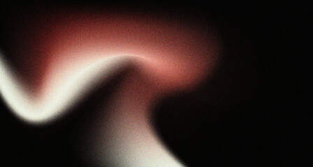 Abstract white red grainy color gradient background glowing noise texture cover header poster design.