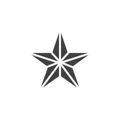 Christmas star vector icon