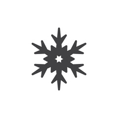 Snowflake vector icon