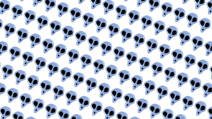 world UFO day pattern background illustration
