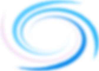 Obraz premium An abstract colorful transparent swirl shape spiral design element.