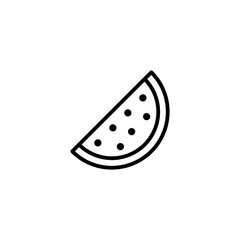 watermelon line icon