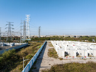 Fototapeta premium Energy storage power station