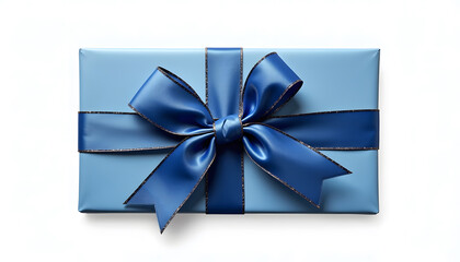 Blue Gift Box with Bow