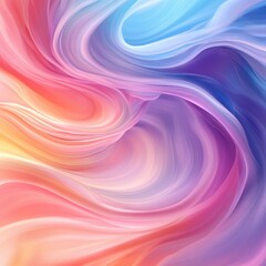 Obraz premium A visually captivating abstract background with swirling pastel colors, ideal for use in digital artwork, presentations, or as a soothing backdrop for social media graphics,