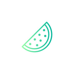 watermelon gradient icon