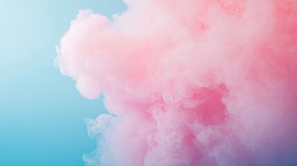 Fototapeta premium cotton candy with copy space 