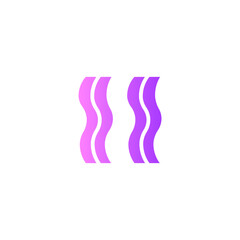 bacon gradient icon