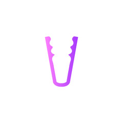 tongs gradient icon