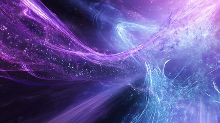 AI Neural Network Data Flow Concept Artwork