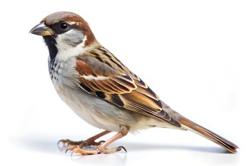 Fototapeta premium sparrow isolated on white background