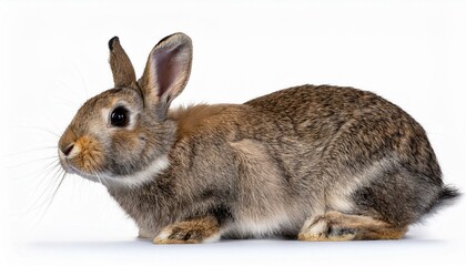 Fototapeta premium rabbit isolated on white background