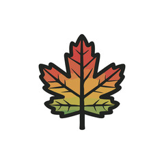 Leaf Vector Icon &ndash; AI-Generated Nature Clipart & Leaf Design Illustration