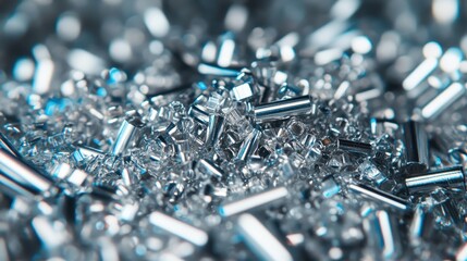 Nail metal white background machine.