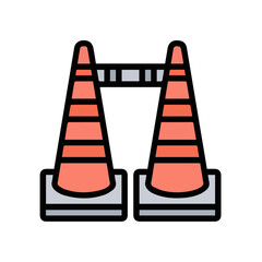 Warning attention icon symbol vector image Illustration