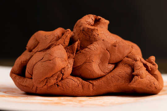 a special paste with the addition of orange clay for creativity and modeling