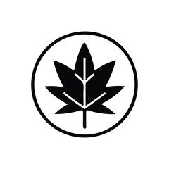 Premium Maple Leaf Vector Icon – AI-Generated Nature Clipart & Leaf Design Illustration.
