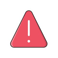 Warning attention icon symbol vector image Illustration