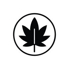 Premium Maple Leaf Vector Icon – AI-Generated Nature Clipart & Leaf Design Illustration.