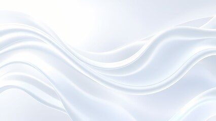 Fototapeta premium abstract White wave background