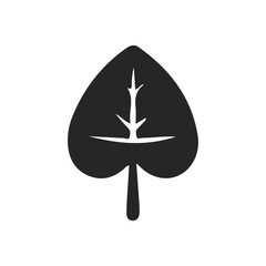 Premium Leaf Vector Icon Design Illustration – Nature Clipart & Green Graphics.
