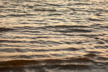 beautiful sunset over the sea