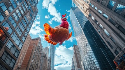 Thanksgiving Day Parade: Giant Turkey Balloon Soaring Over NYC