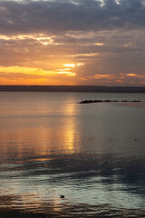 Obraz premium beautiful sunset over the sea