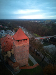 The castle in Oswiecim Malopolska Poland