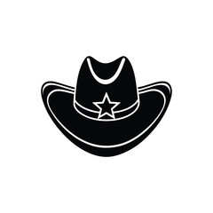 Cowboy hat isolated on white background