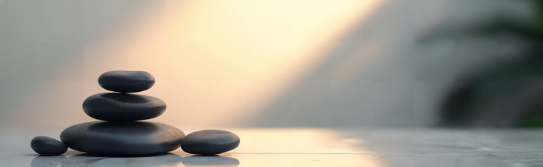 Black Tourmaline Crystals in Soft Light