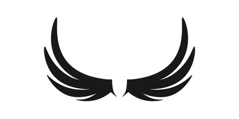 Wings icon. Wings vector illustration