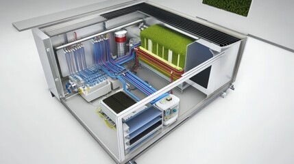 Fototapeta premium Home Air Conditioning: Comfort and Efficiency for Your Indoor Environment