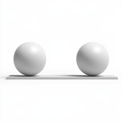 illustration of a pronounced gap between two objects, viewed from the front and isolated on a white background, perfect for graphic design.