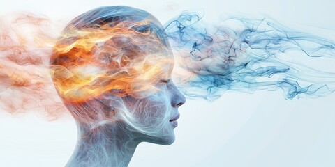Exploring aesthetic balance of moisture and humidity in the human mind artistic visualization creative environment