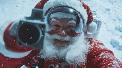 Santa Claus astronaut