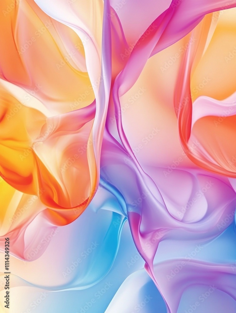 Canvas Prints Abstract Color Painting Close Up