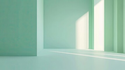 Pastel gradient light background in a beautiful mint color creates a soothing visual. This mint color creates a tranquil atmosphere, perfect for designs needing a pastel gradient light background.