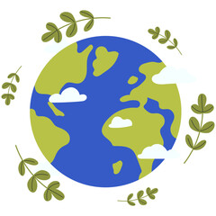 Happy earth day.International hands holding globe.Earth day concept.