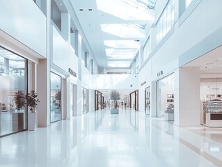 Obraz premium Modern Shopping Mall Interior