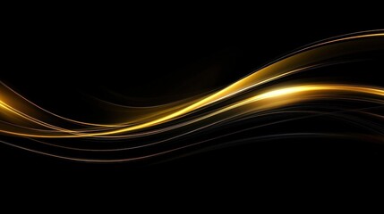 A luxurious gold and black background with a smooth gradient, offering an elegant, high-end feel.