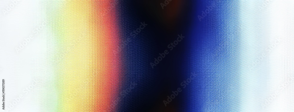 Poster a poster header or cover design featuring an abstract orange, blue, and yellow gradient background w